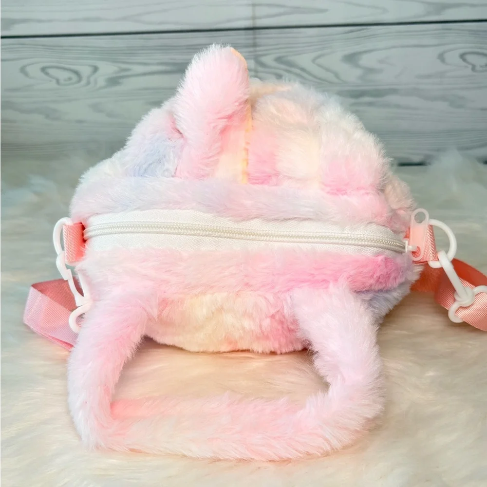 Cute Pastel Labubu Plush Crossbody‎ Bag